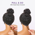Glueless Curly T-Part Lace Human Hair Wig 250% Density | 10"-28"