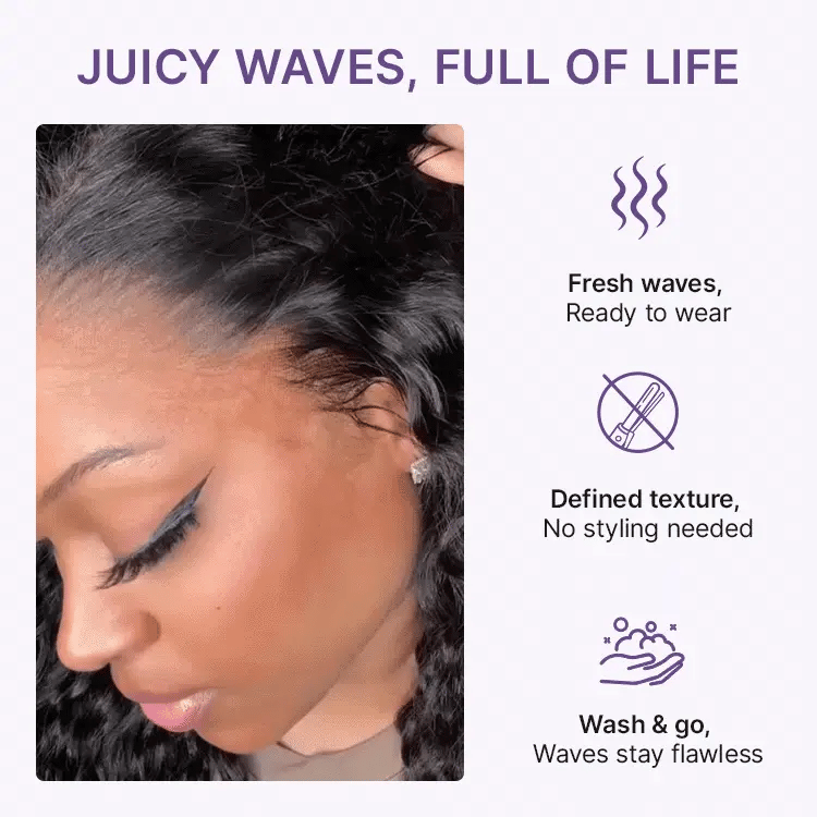 Glueless Curly T-Part Lace Human Hair Wig 250% Density | 10"-28"