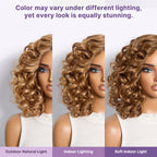 Glueless HD Lace Loose Wave T-Part Lace Human Hair Wig - Ombre | 10"-28"