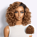 Glueless HD Lace Loose Wave T-Part Lace Human Hair Wig - Ombre | 10"-28"