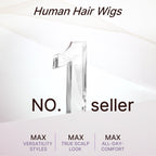 Glueless HD Lace Loose Wave T-Part Lace Human Hair Wig - Highlight 180% Density | 10"-28"