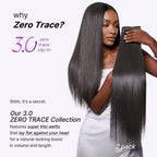 Kinky Straight Human Hair Wig with Bangs | 10"-28"