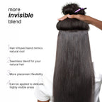 Kinky Straight Human Hair Wig with Bangs | 10"-28"