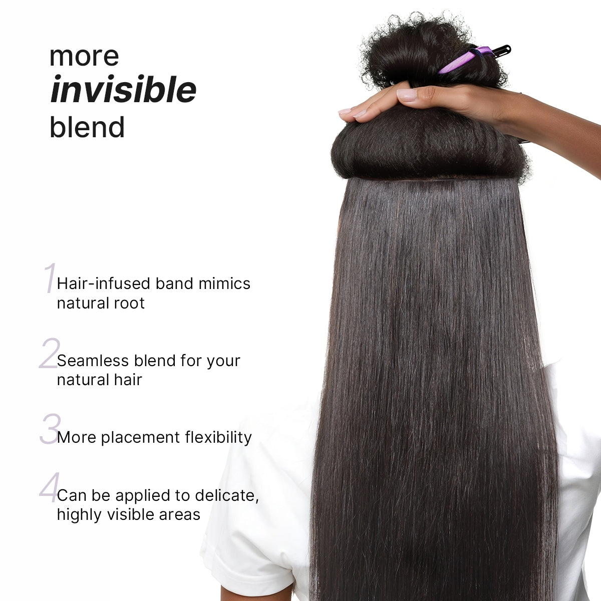 Kinky Straight Human Hair Wig with Bangs | 10"-28"