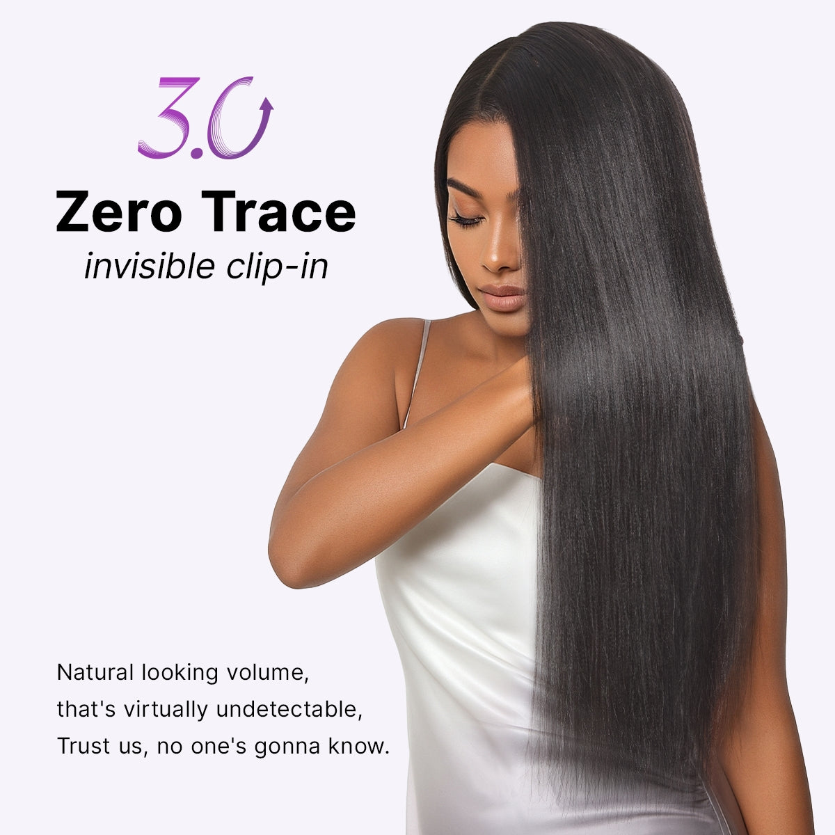 Kinky Straight Human Hair Wig with Bangs | 10"-28"
