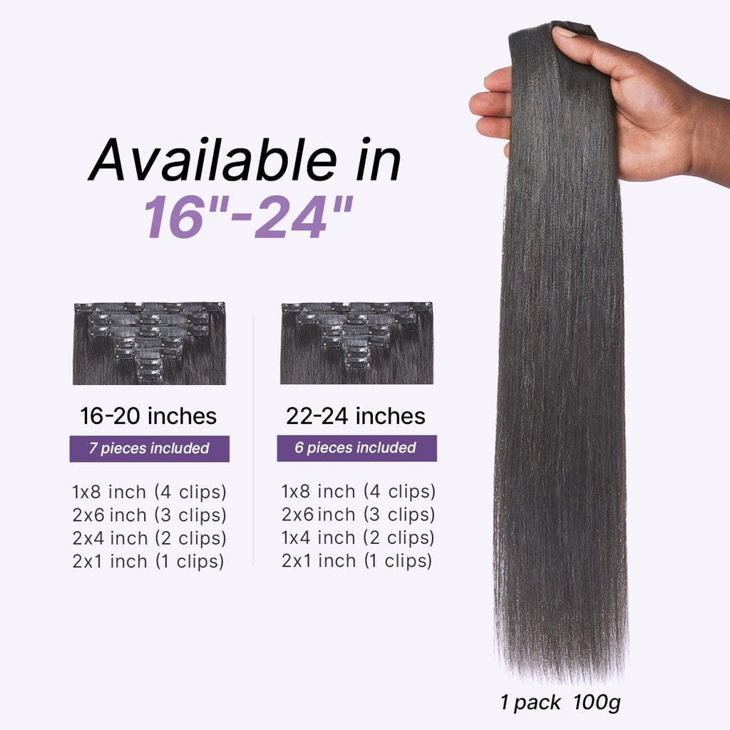 Kinky Straight Human Hair Wig with Bangs | 10"-28"