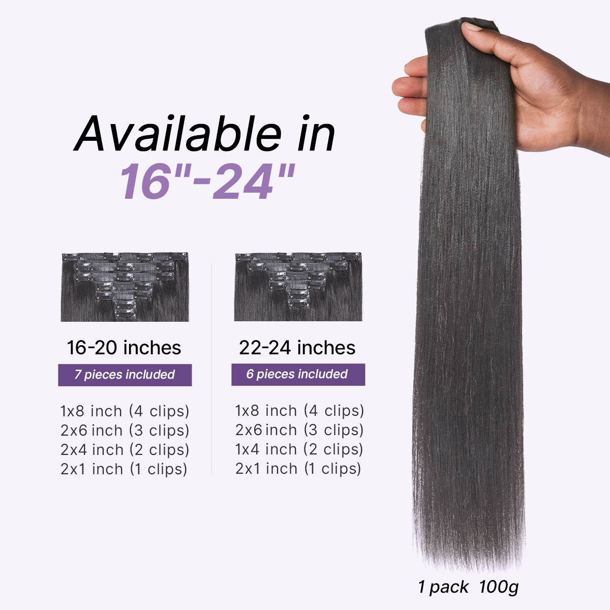 Kinky Straight Human Hair Wig with Bangs | 10"-28"