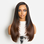 Glueless HD Lace Layered T-Part Lace Human Hair Wig - Red 180% Density | 10"-28"