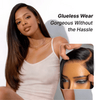 Glueless HD Lace Layered T-Part Lace Human Hair Wig - Red 180% Density | 10"-28"