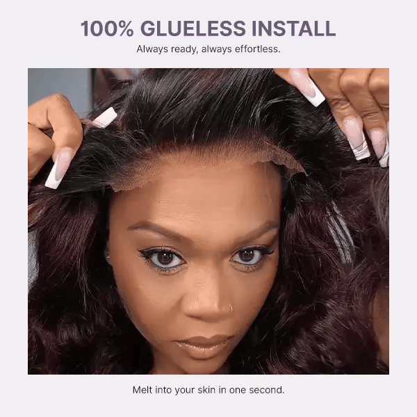Glueless HD Lace Water Wave T-Part Lace Human Hair Wig - Ombre 180% Density | 10"-28"