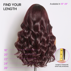 Glueless HD Lace Water Wave T-Part Lace Human Hair Wig - Ombre 180% Density | 10"-28"