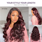 Glueless HD Lace Water Wave T-Part Lace Human Hair Wig - Ombre 180% Density | 10"-28"