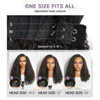 Glueless HD Lace Kinky Straight T-Part Lace Human Hair Wig - Grey | 10"-28"