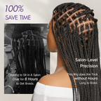 HD Lace Braided T-Part Lace Human Hair Wig | 10"-28"