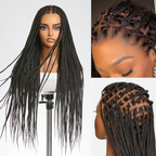HD Lace Braided T-Part Lace Human Hair Wig | 10"-28"