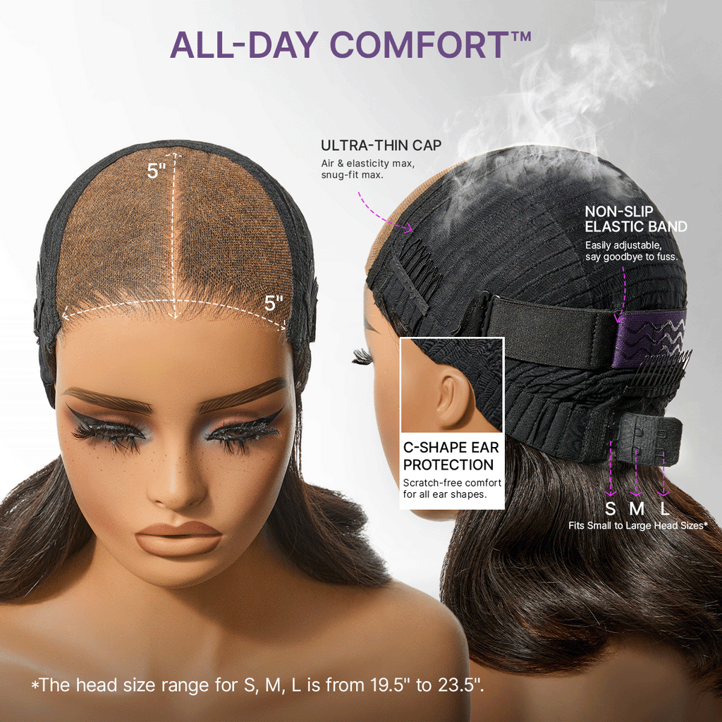 Glueless Loose Wave 5X5 Closure Human Hair Closure - Highlight | 10"-28"
