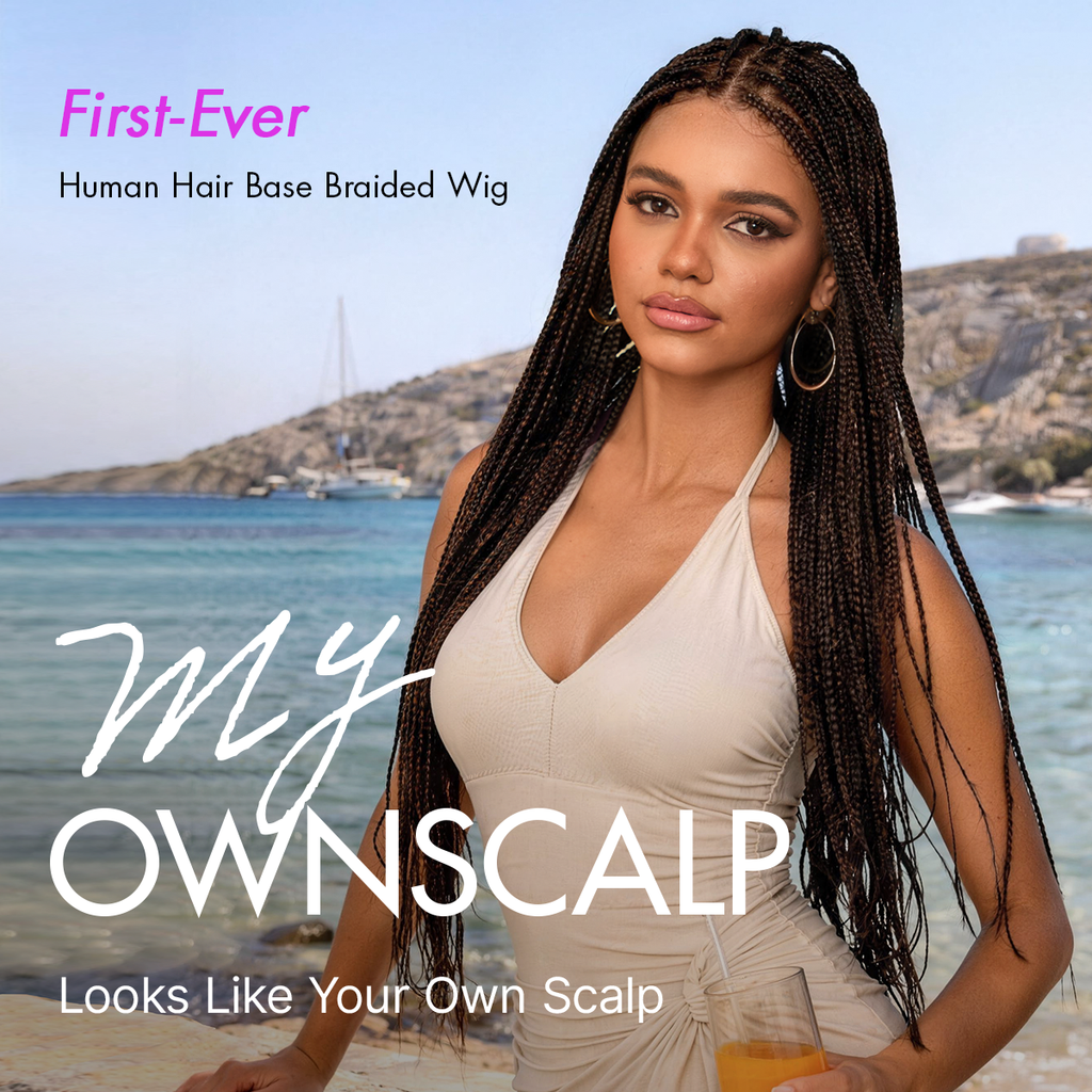 HD Lace Braided T-Part Lace Human Hair Wig | 10"-28"