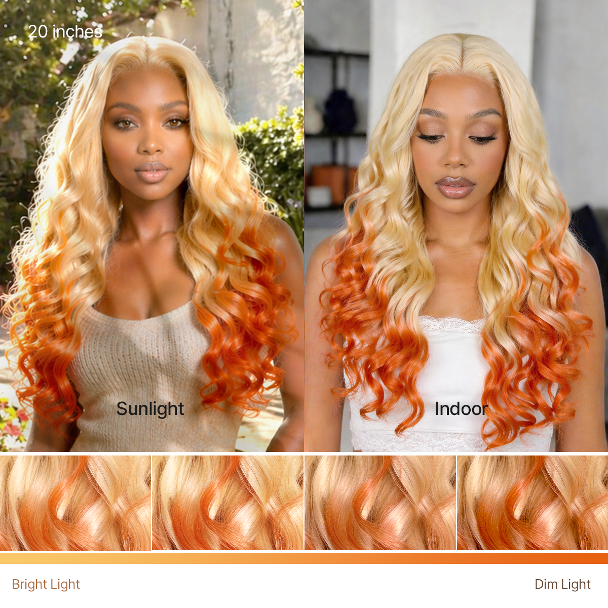 Glueless HD Lace Loose Wave T-Part Lace Human Hair Wig - Red | 10"-28"