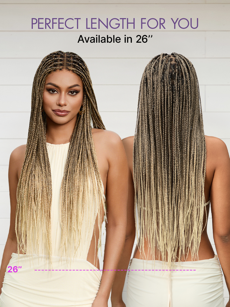 HD Lace Braided T-Part Lace Human Hair Wig | 10"-28"