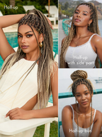 HD Lace Braided T-Part Lace Human Hair Wig | 10"-28"