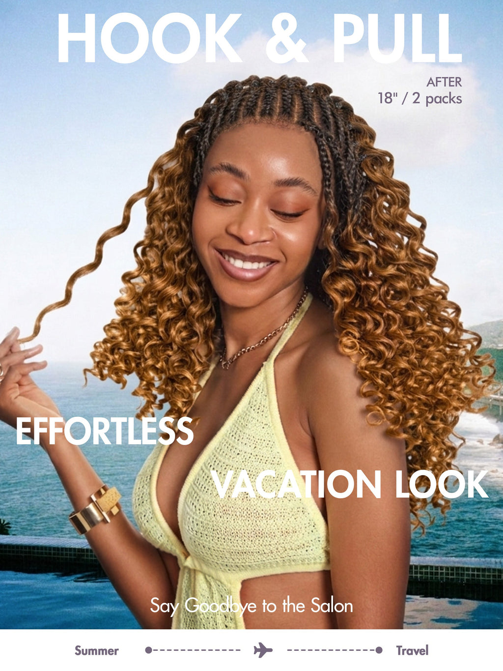 Deep Wave Human Hair Wig - Ombre | 10"-28"