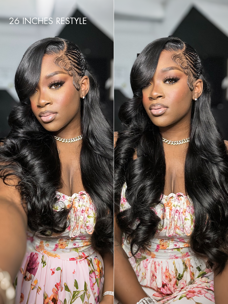 Glueless HD Lace Loose Wave T-Part Lace Human Hair Wig 200% Density | 10"-28"
