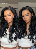 Glueless HD Lace Loose Wave T-Part Lace Human Hair Wig 200% Density | 10"-28"