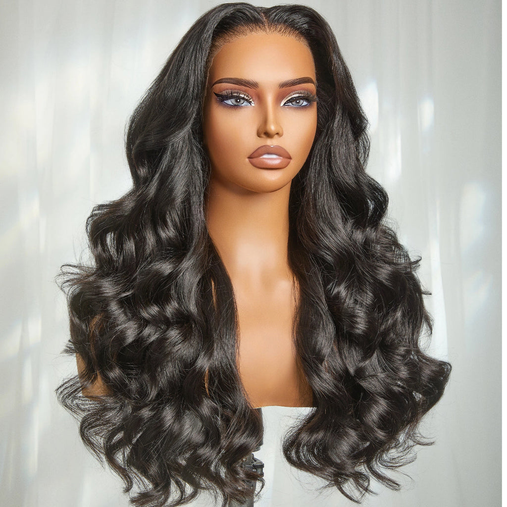 Glueless HD Lace Loose Wave T-Part Lace Human Hair Wig 200% Density | 10"-28"
