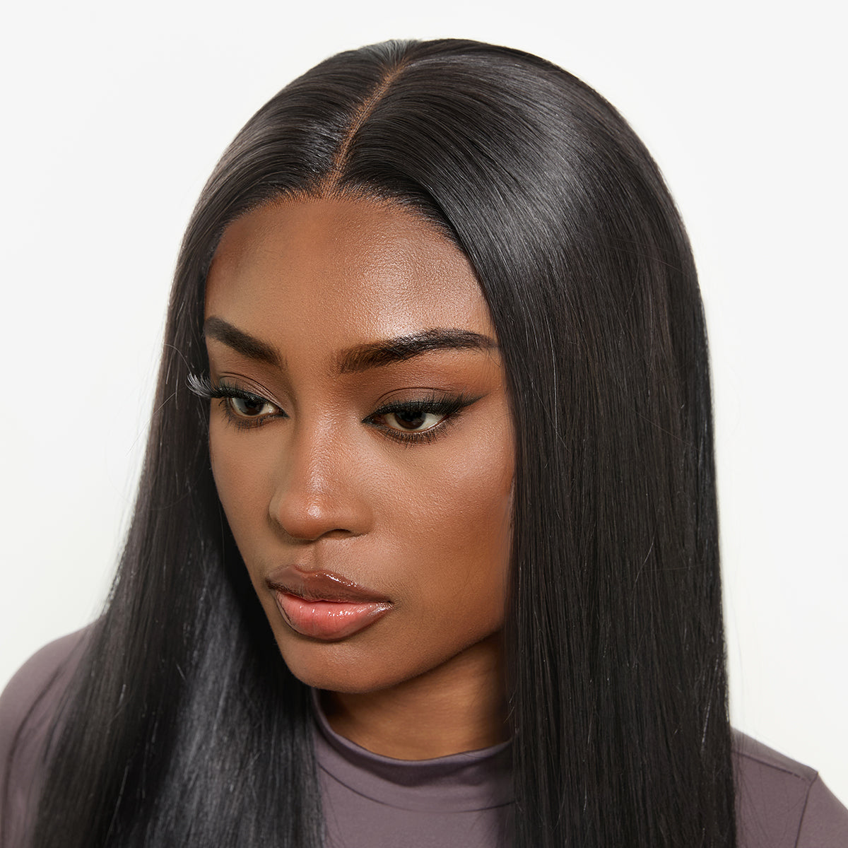 HD Lace Curly T-Part Lace Human Hair Wig | 10"-28"