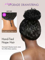 Glueless Curly T-Part Lace Human Hair Wig 180% Density | 10"-28"
