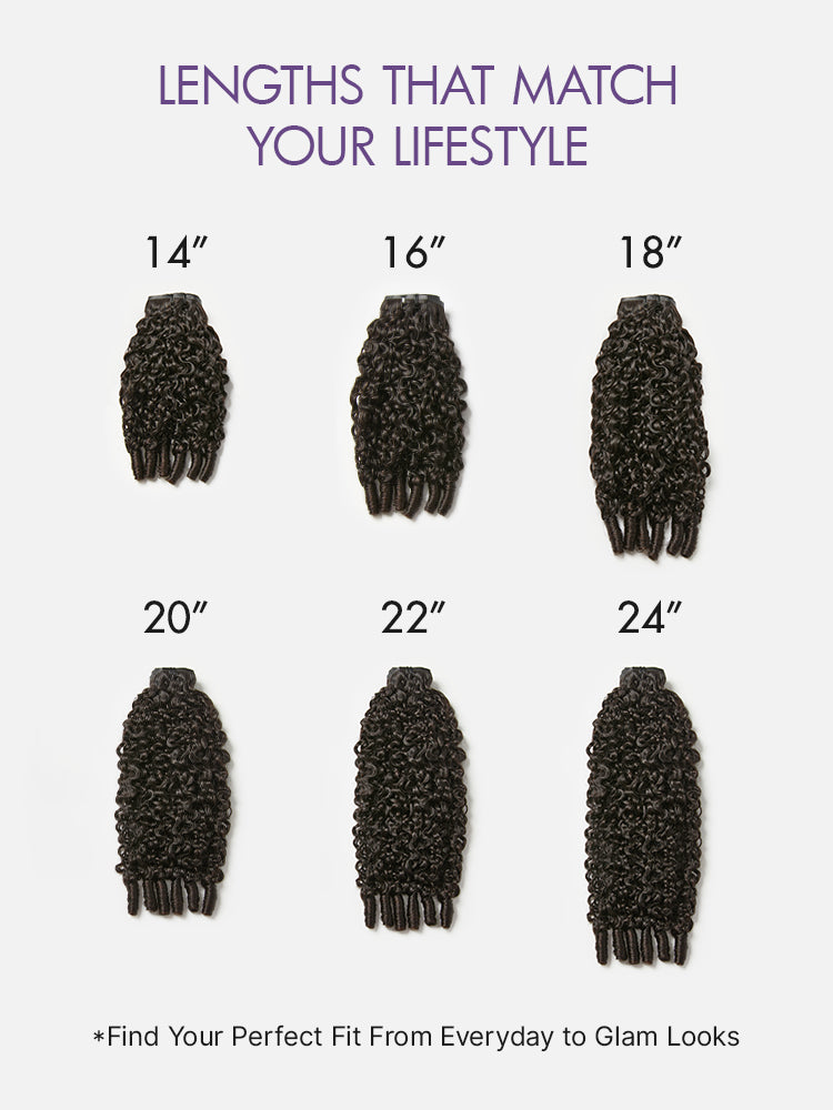 Curly Human Hair Wig | 10"-28"