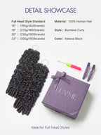 Curly Human Hair Wig | 10"-28"