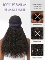 Curly T-Part Lace Human Hair Wig | 10"-28"