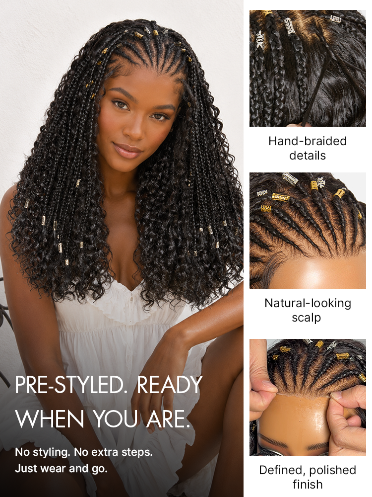 Curly T-Part Lace Human Hair Wig | 10"-28"