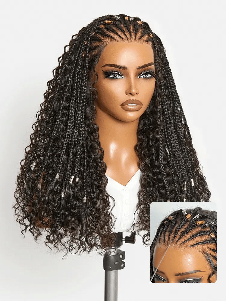 Curly T-Part Lace Human Hair Wig | 10"-28"