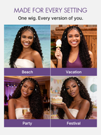 Loose Wave T-Part Lace Human Hair Wig | 10"-28"