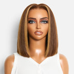 HD Lace Bob T-Part Lace Human Hair Wig - Blonde | 8"-14"