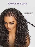Glueless HD Lace Braided T-Part Lace Human Hair Wig | 10"-28"