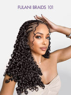 Glueless HD Lace Braided T-Part Lace Human Hair Wig | 10"-28"