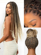 HD Lace Braided T-Part Lace Human Hair Wig - Blonde | 10"-28"