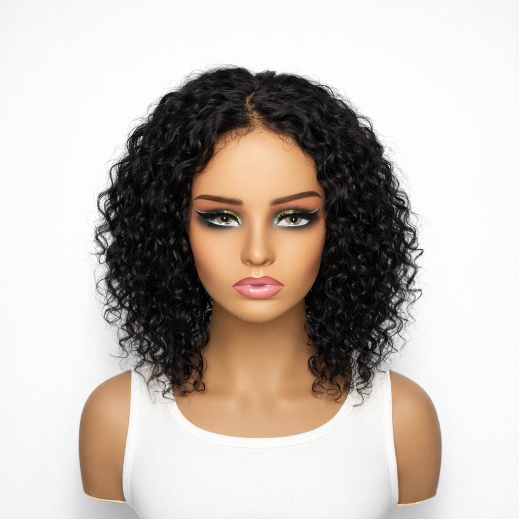 Water Wave 4X4 Closure Human Hair Wig | 10"-28"