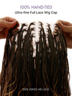 HD Lace Braided T-Part Lace Human Hair Wig - Ombre | 10"-28"