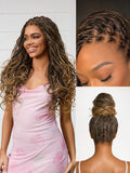 HD Lace Braided T-Part Lace Human Hair Wig - Ombre | 30"