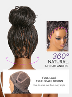 HD Lace Braided T-Part Lace Human Hair Wig | 10"-28"