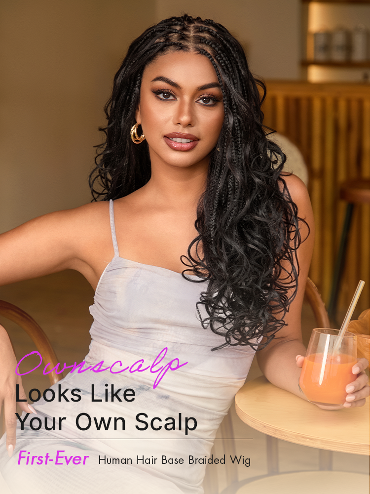 HD Lace Braided T-Part Lace Human Hair Wig | 10"-28"