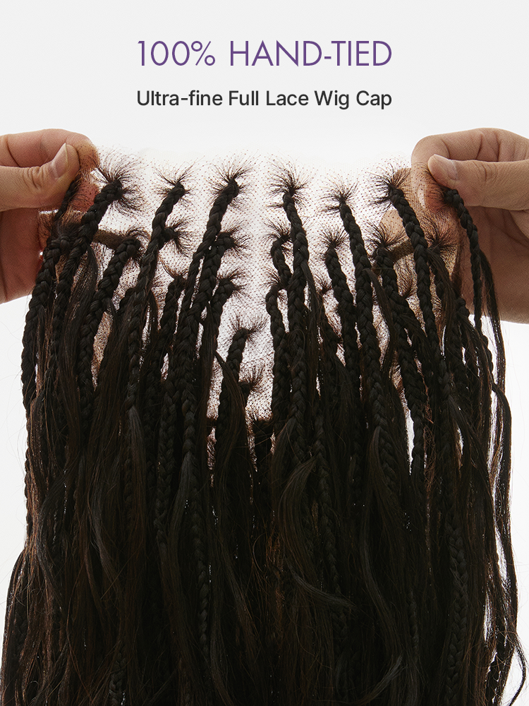 HD Lace Braided T-Part Lace Human Hair Wig | 8"-14"