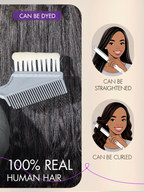 Glueless Water Wave Human Hair Wig 180% Density | 10"-28"