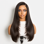Glueless HD Lace Layered T-Part Lace Human Hair Wig - Red 180% Density | 10"-28"
