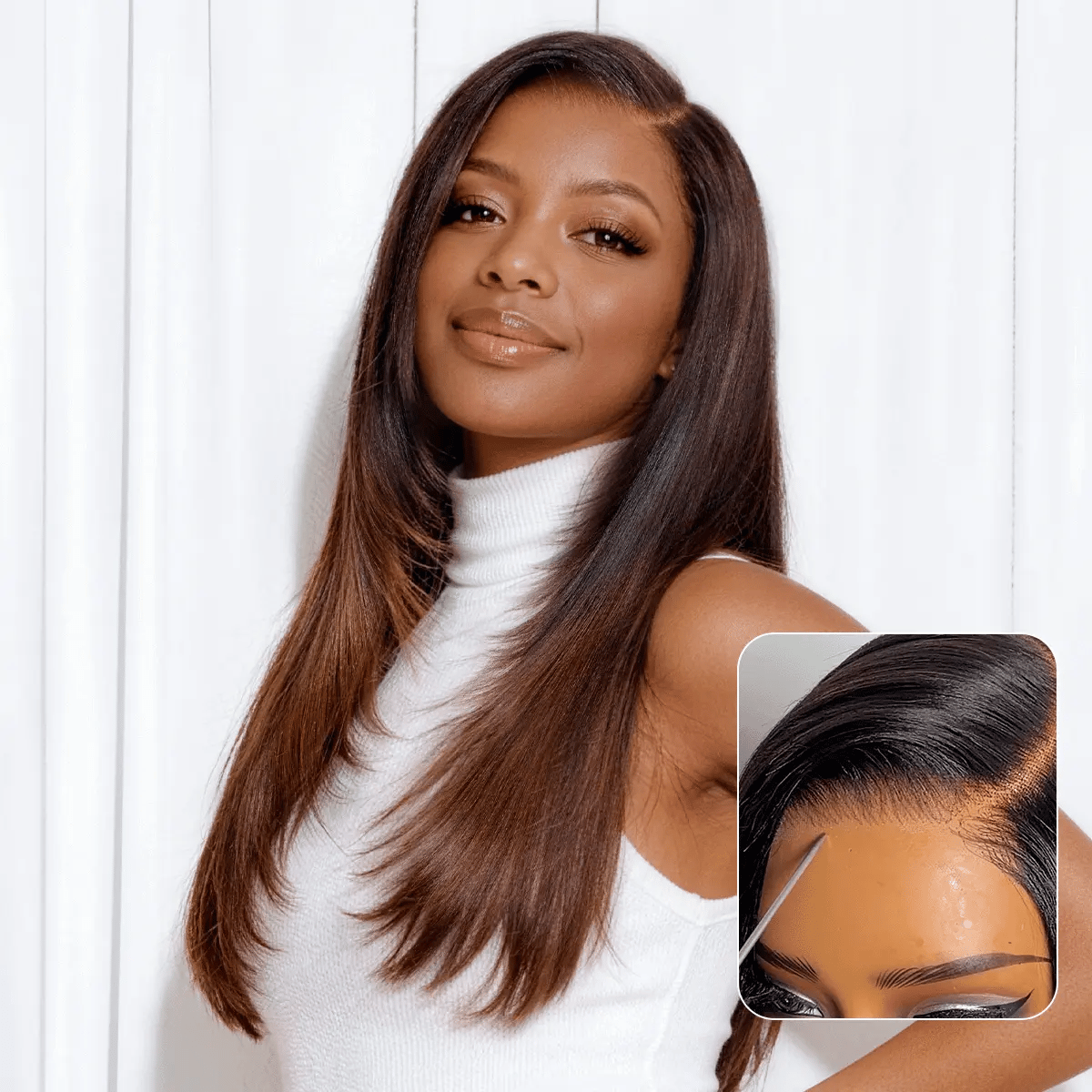 Glueless HD Lace Layered T-Part Lace Human Hair Wig - Red 180% Density | 10"-28"