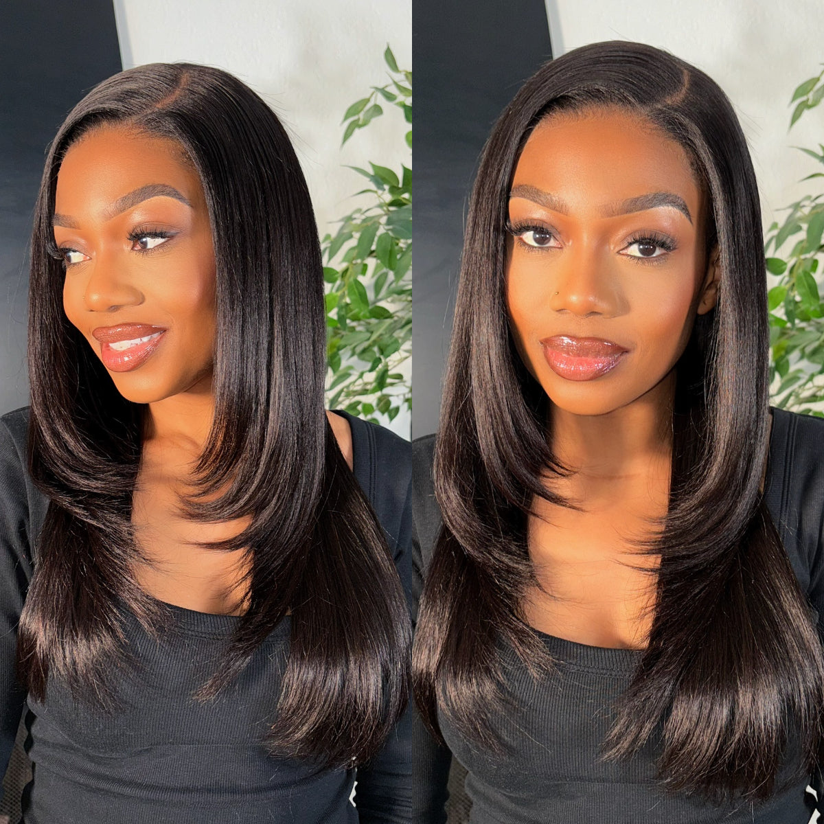 Glueless HD Lace Layered T-Part Lace Human Hair Wig - Red 180% Density | 10"-28"